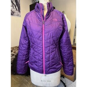 The North Face Women's Thermoball Purple Full Zip Jacket Sz SP NEW WOT